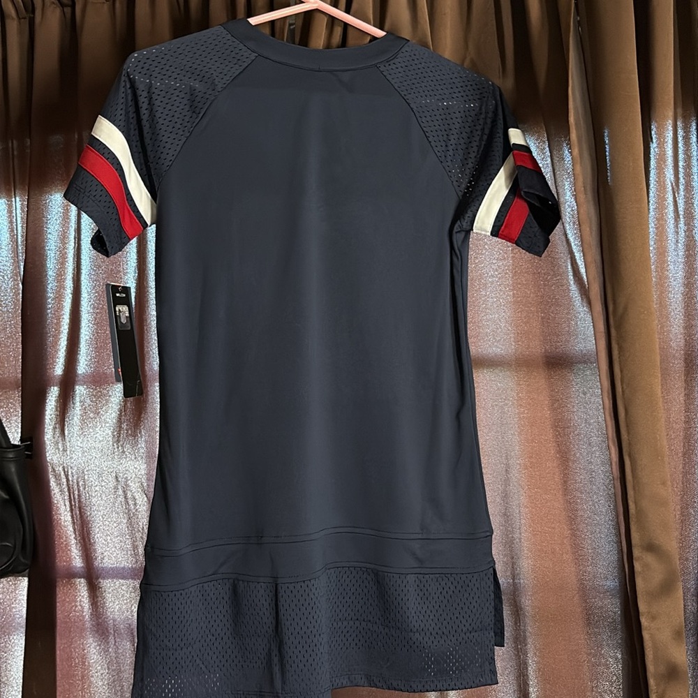 FANATICS Woman’s Houston Texans Navy Blue Jersey with Red and White Accents - Picture 6 of 10